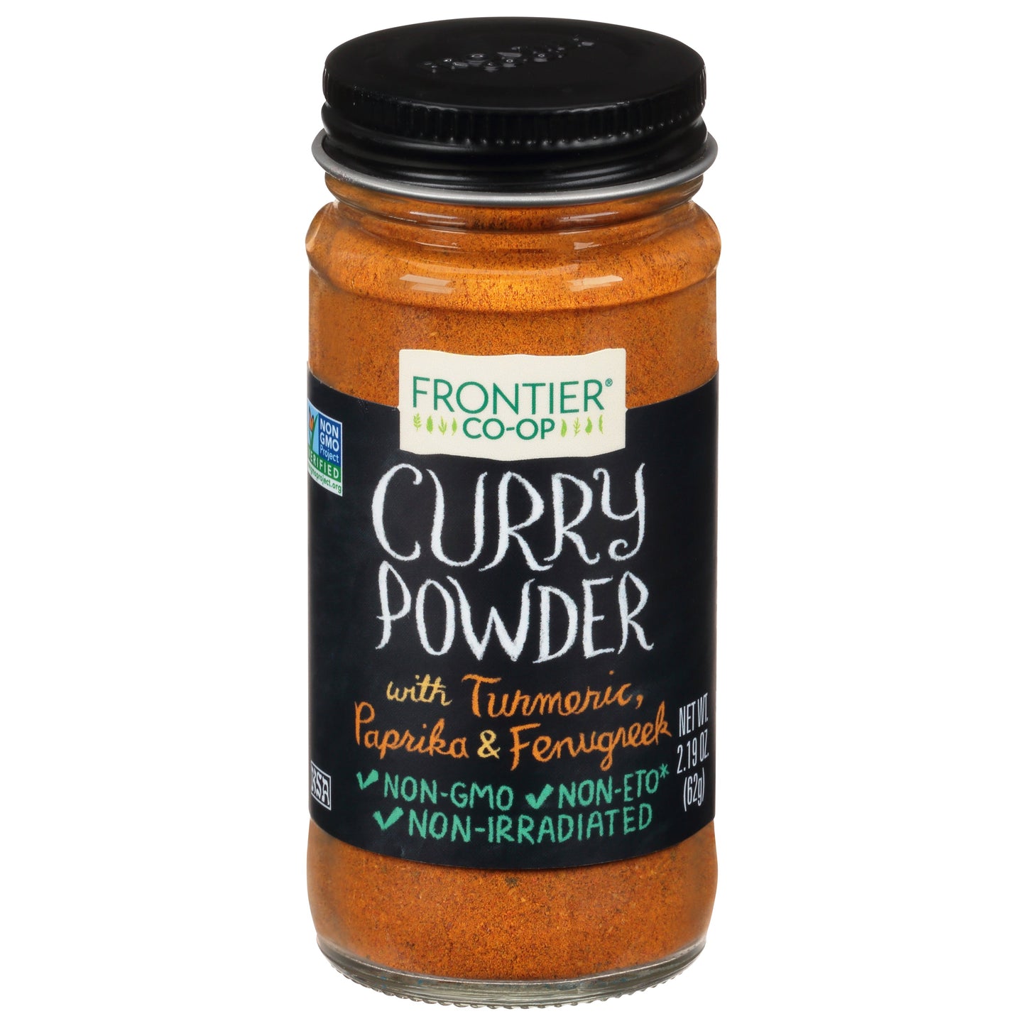 Frontier Co-op Curry Powder with Turmeric, Paprika & Fenugreek 2.19 oz