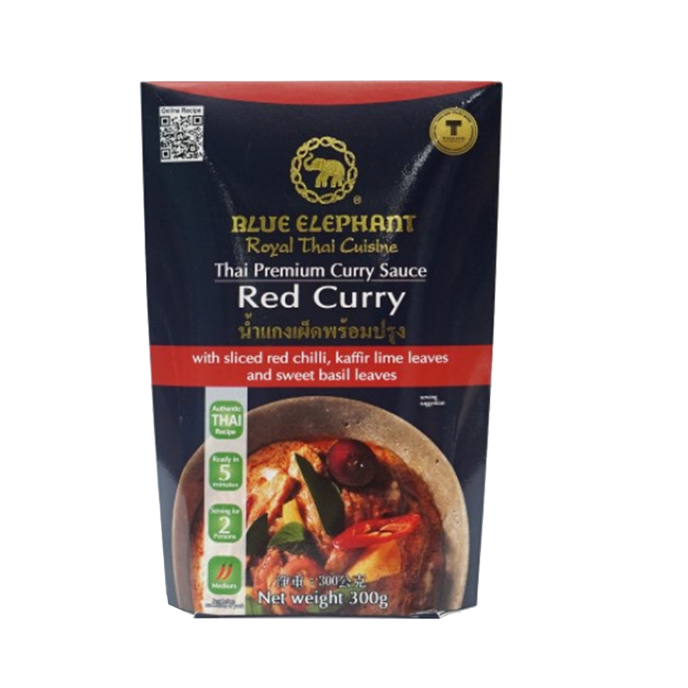 BLUE ELEPHANT Thai Curry Sauce Red Curry 300g